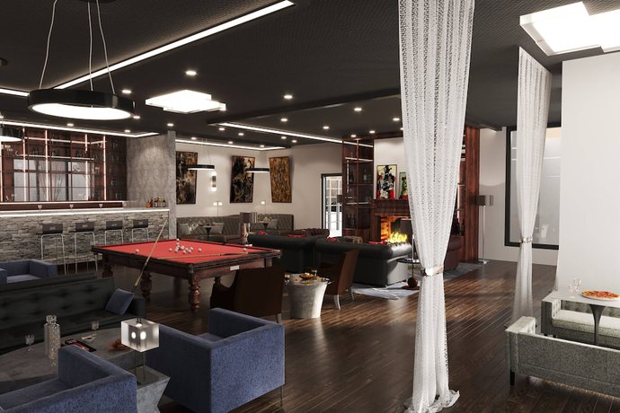 Imagen del bar/restaurante del Hotel AC Hotel Bridgewater. Foto 2