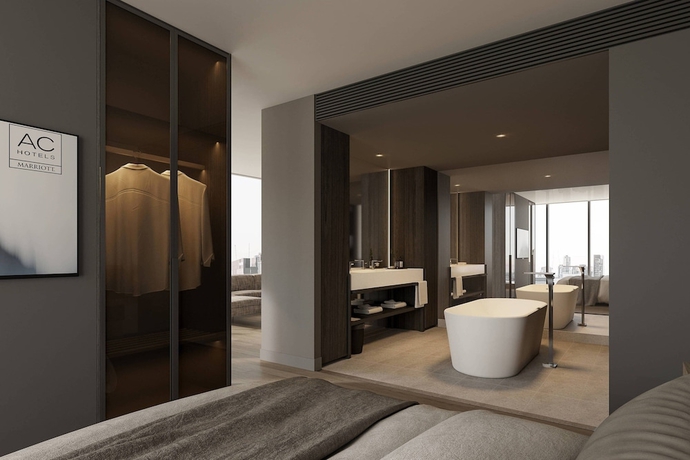 Imagen de la habitación del Hotel AC Hotel Melbourne Southbank. Foto 11