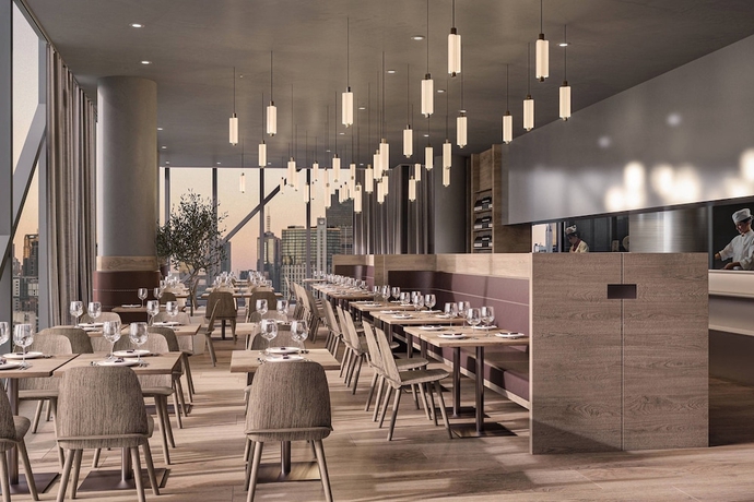 Imagen del bar/restaurante del Hotel AC Hotel Melbourne Southbank. Foto 6