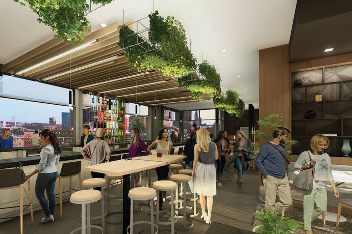 Imagen del bar/restaurante del Hotel AC Hotel by Marriott Columbus Downtown. Foto 5