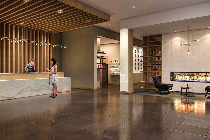 Imagen de los interiores del Hotel AC Hotel by Marriott Columbus Downtown,GA. Foto 11