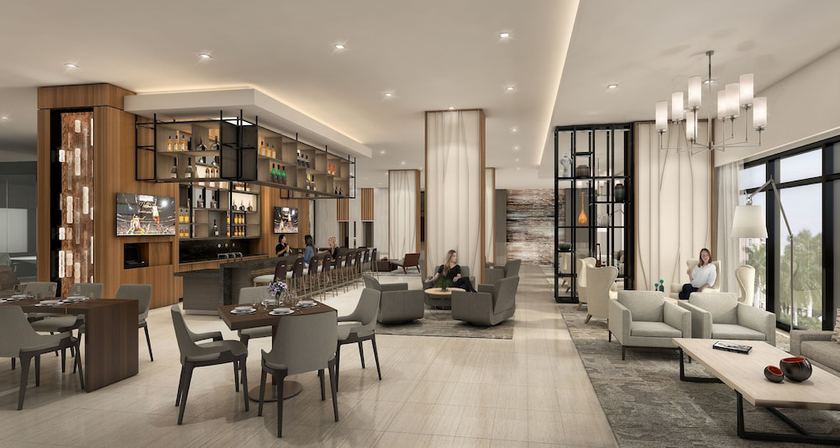 Imagen del bar/restaurante del Hotel AC Hotel by Marriott Fort Lauderdale Airport. Foto 5