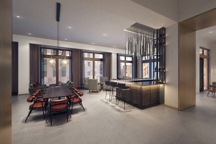 Imagen del bar/restaurante del Hotel AC Hotel by Marriott Fort Worth Downtown. Foto 2