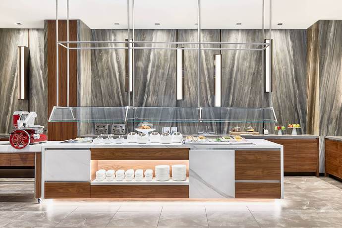 Imagen del bar/restaurante del Hotel AC Hotel by Marriott Houston Downtown. Foto 2