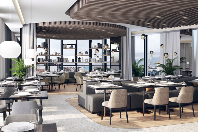 Imagen del bar/restaurante del Hotel AC Hotel by Marriott Split. Foto 4