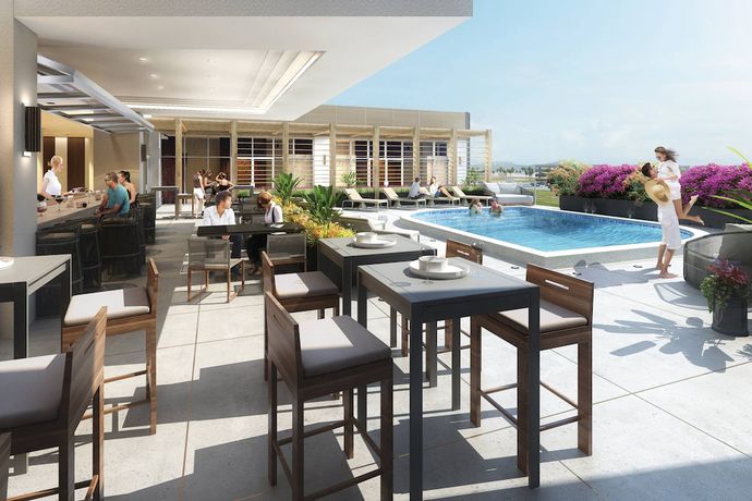 Imagen de la piscina del Hotel AC Miami Dadeland. Foto 20