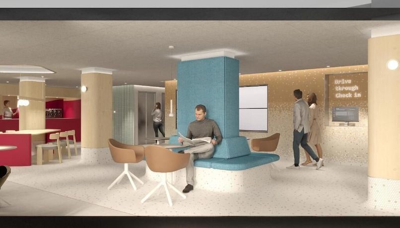 Imagen del bar/restaurante del Hotel AHOI! Urban Beach. Foto 3