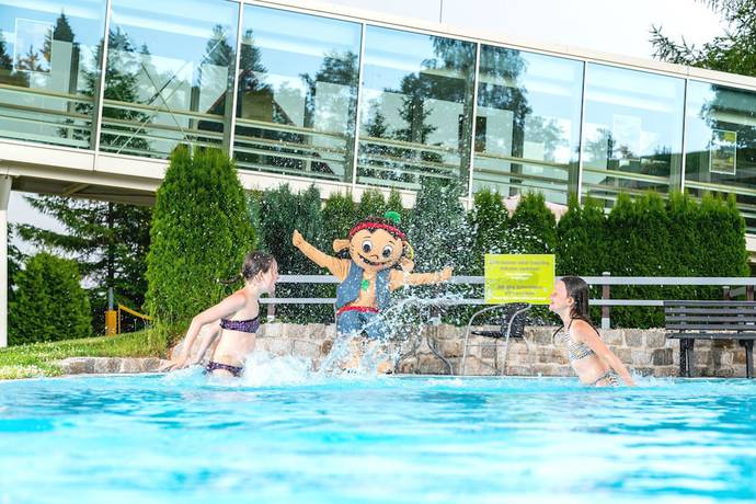 Imagen de la piscina del Hotel AHORN Waldhotel Altenberg. Foto 12