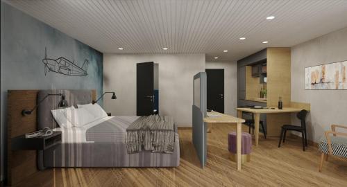 Imagen de la habitación del Hotel AMANTE. Foto 19