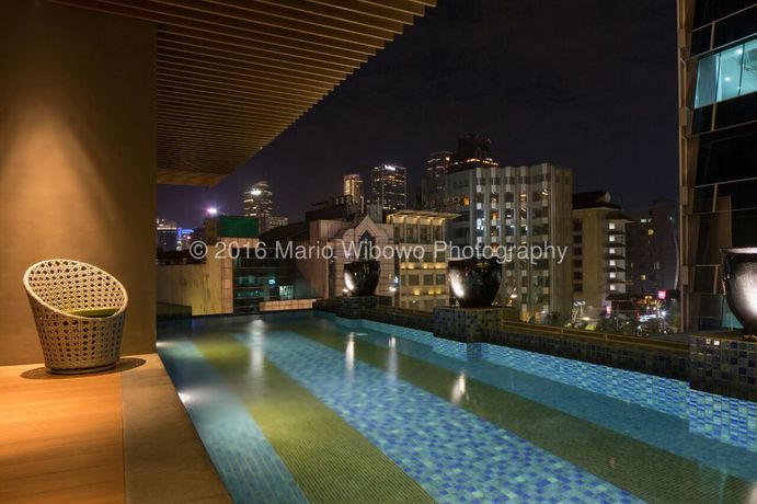 Imagen de la piscina del Hotel AONE Hotel. Foto 19