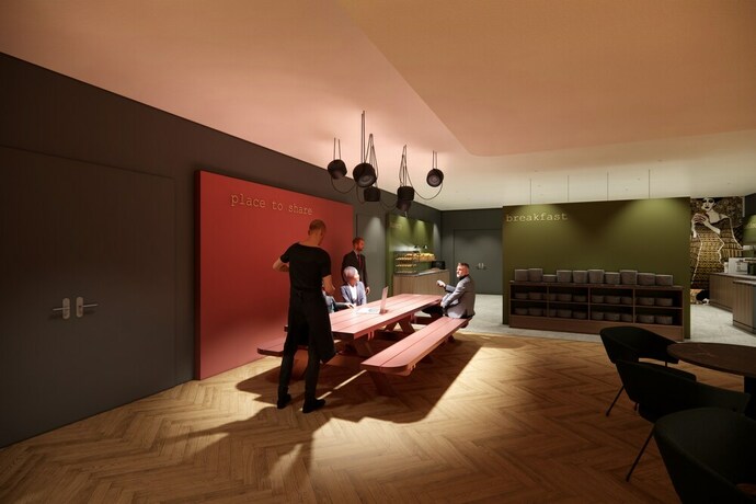 Imagen del bar/restaurante del Hotel ARCOTEL AQ Wien. Foto 15