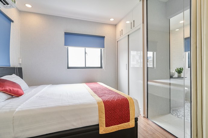 Imagen de la habitación del Hotel AandA Toronto. Foto 9