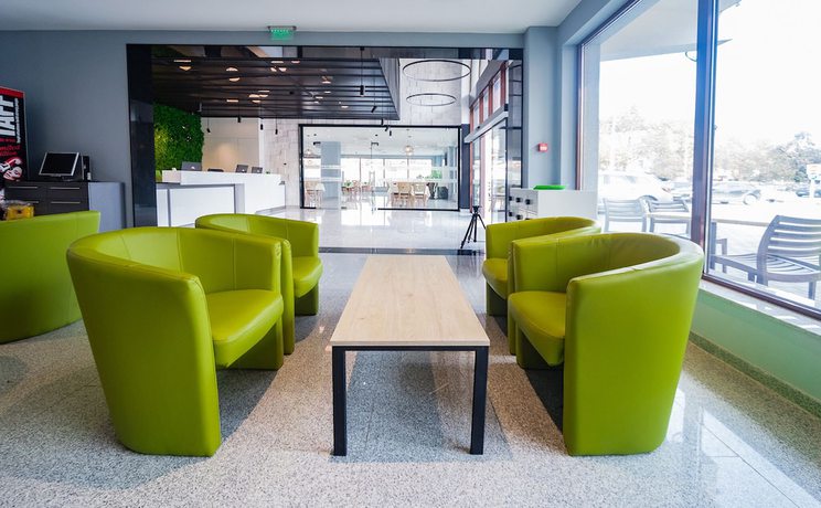 Imagen del bar/restaurante del Hotel AandM Hotel - Plovdiv. Foto 3