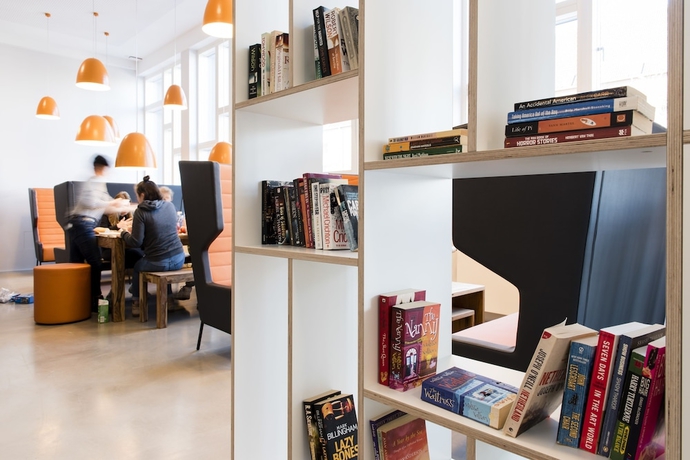 Imagen del bar/restaurante del Hotel Aando Copenhagen Norrebro - Hostel. Foto 2