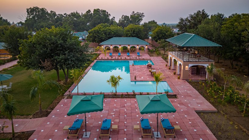 Imagen de los exteriores del Hotel Aangan Resort Ranthambore. Foto 6