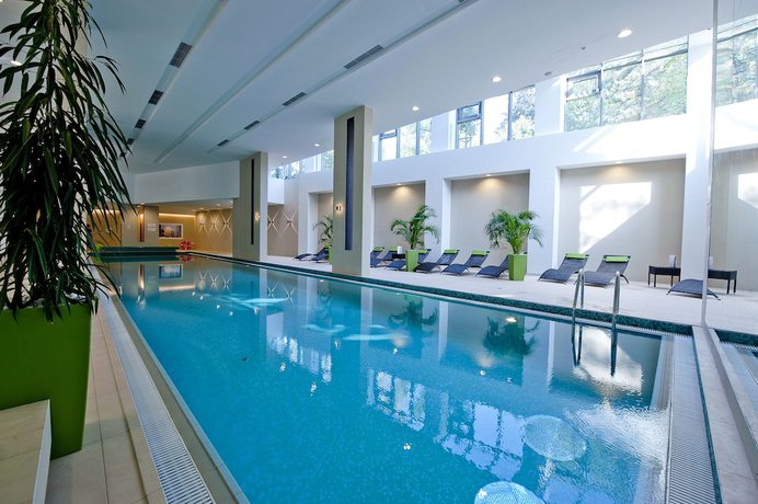 Imagen de la piscina del Hotel Abacus Business and Wellness. Foto 19