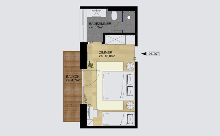 Imagen de la habitación del Hotel Abendrot by Alpeffects. Foto 11