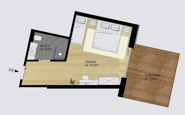 Imagen de la habitación del Hotel Abendrot by Alpeffects. Foto 12