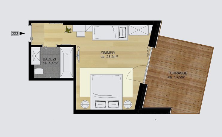 Imagen de la habitación del Hotel Abendrot by Alpeffects. Foto 14