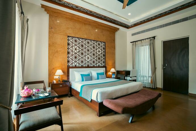 Imagen de la habitación del Hotel Abhyaran Resort Ranthambore. Foto 17