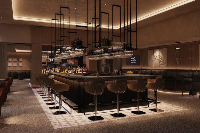 Imagen del bar/restaurante del Hotel Ac By Marriott Bethesda Downtown. Foto 7