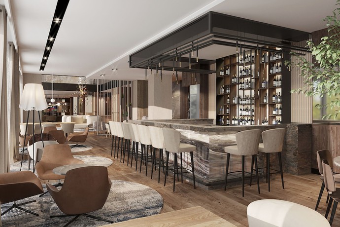 Imagen del bar/restaurante del Hotel Ac By Marriott Krakow. Foto 3