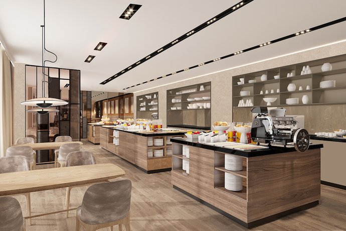 Imagen del bar/restaurante del Hotel Ac By Marriott Krakow. Foto 4