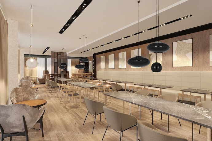 Imagen del bar/restaurante del Hotel Ac By Marriott Krakow. Foto 5