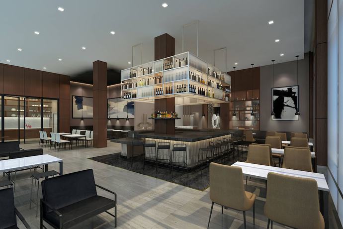 Imagen del bar/restaurante del Hotel Ac By Marriott Little Rock Downtown. Foto 2