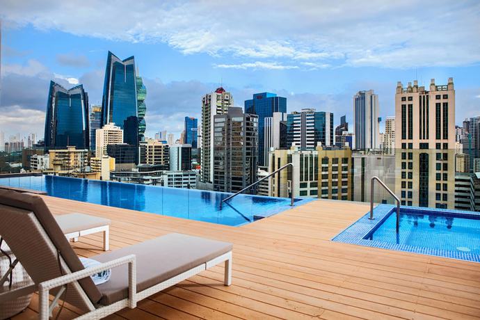 Imagen de la piscina del Hotel Ac By Marriott Panama City. Foto 20