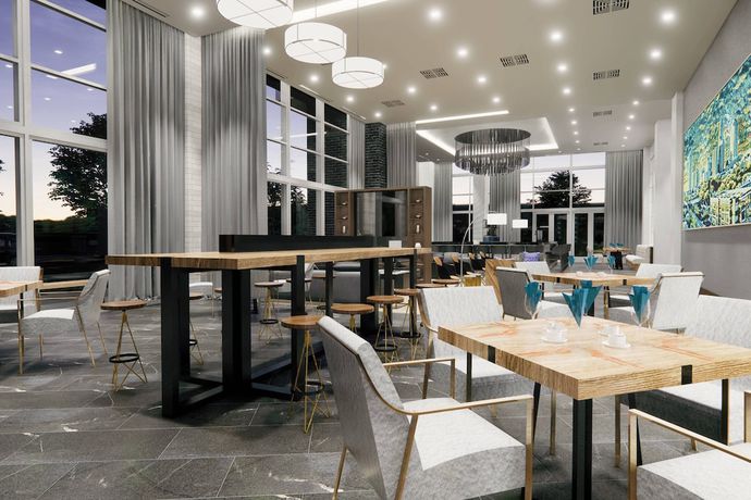 Imagen del bar/restaurante del Hotel Ac Charlotte Ballantyne. Foto 5
