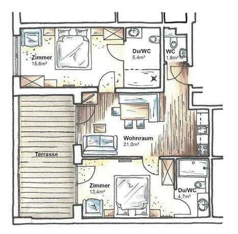 Imagen de la habitación del Hotel Active Nature Resort DAS SeeMOUNT. Foto 12