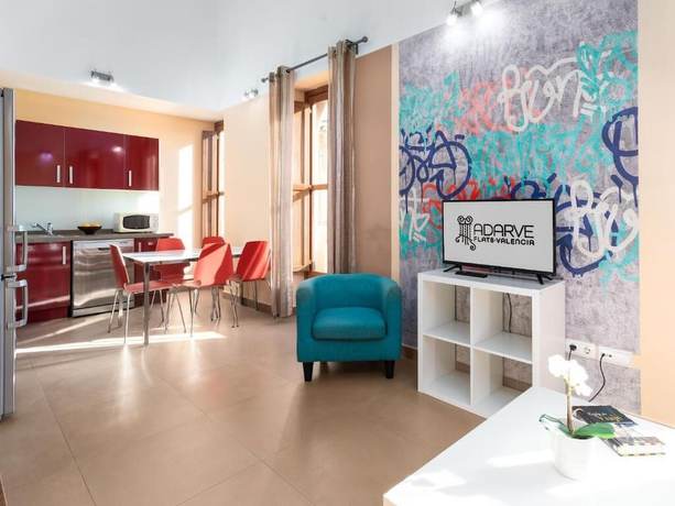 Imagen de la habitación del Hotel Adarve Flats. Foto 6