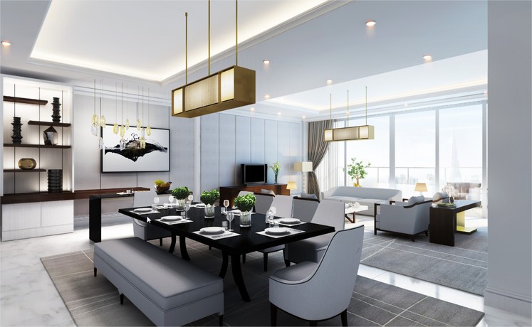 Imagen general del Hotel Address Dubai Mall. Foto 4