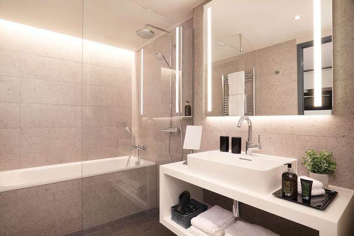 Imagen de la habitación del Hotel Adina Apartment Dusseldorf. Foto 5