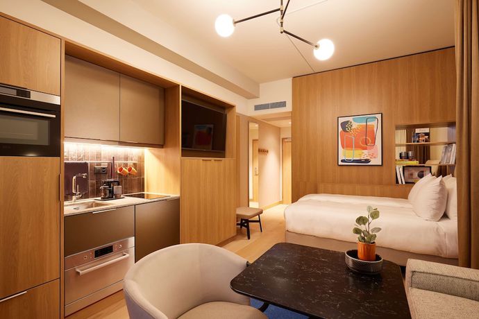 Imagen de la habitación del Hotel Adina Apartment Hotel Geneva. Foto 16