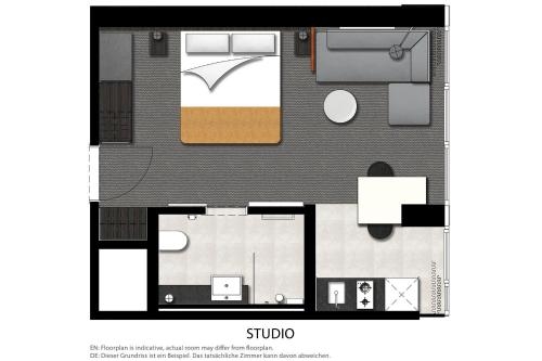 Imagen de la habitación del Hotel Adina Apartment Leipzig. Foto 7