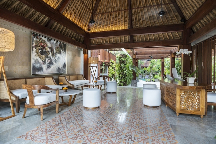 Imagen de los interiores del Hotel Adiwana Monkey Forest. Foto 17