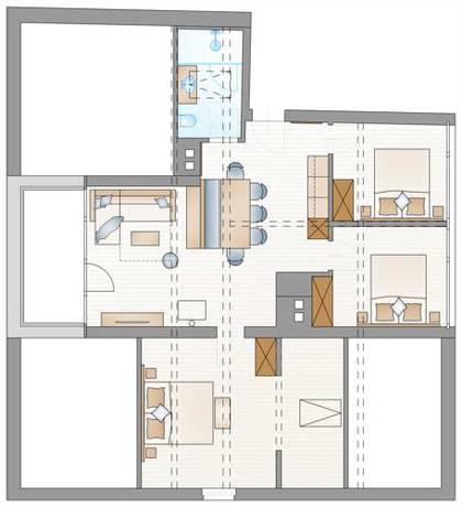 Imagen de la habitación del Hotel Adler Alpen Apartments. Foto 4