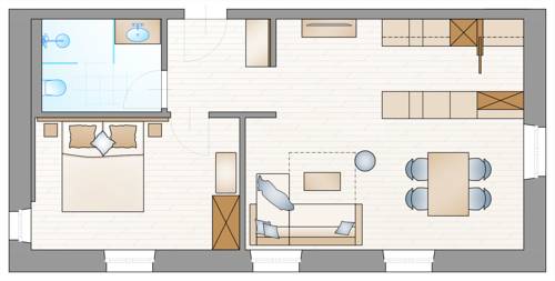 Imagen de la habitación del Hotel Adler Alpen Apartments. Foto 7