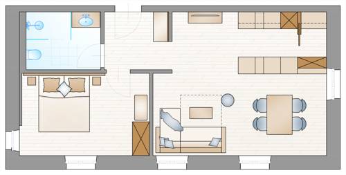 Imagen de la habitación del Hotel Adler Alpen Apartments. Foto 12