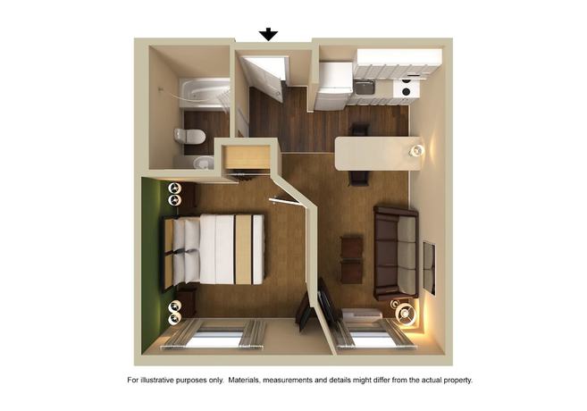 Imagen de la habitación del Hotel Admiral Suites, Oak Court. Foto 9