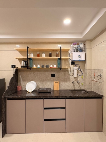 Imagen de la habitación del Hotel Aesthetic 1bhk luxe Indore. Foto 4