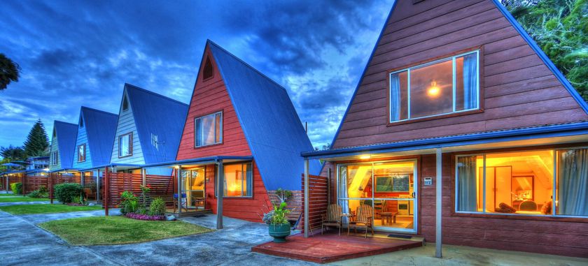 Imagen de los interiores del Hotel A-frame Chalets @ Mokutu. Foto 12