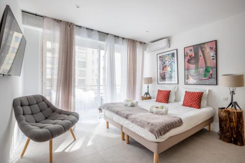 Imagen de la habitación del Hotel Agence des R&eacute;sidences - Appartements priv&eacute;s du 45 CROISETTE - Superieur. Foto 13