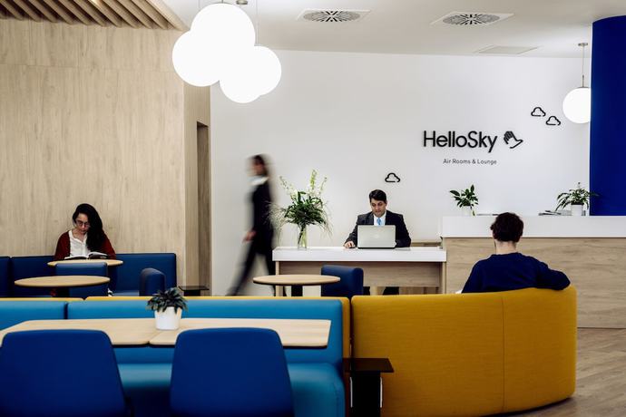 Imagen de los interiores del Hotel Air Rooms Rome Airport By Hellosky. Foto 19