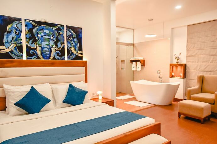 Imagen de la habitación del Hotel Airavata Boutique Resort. Foto 13