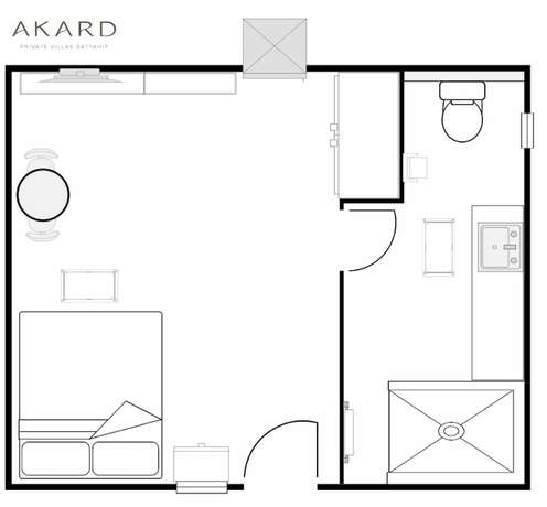 Imagen de la habitación del Hotel Akard Private Villas Sattahip. Foto 24