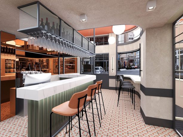 Imagen del bar/restaurante del Hotel Akeah Athens City Center. Foto 3