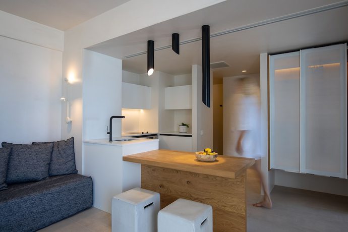 Imagen de la habitación del Hotel Akrogiali Beach Apartments. Foto 4